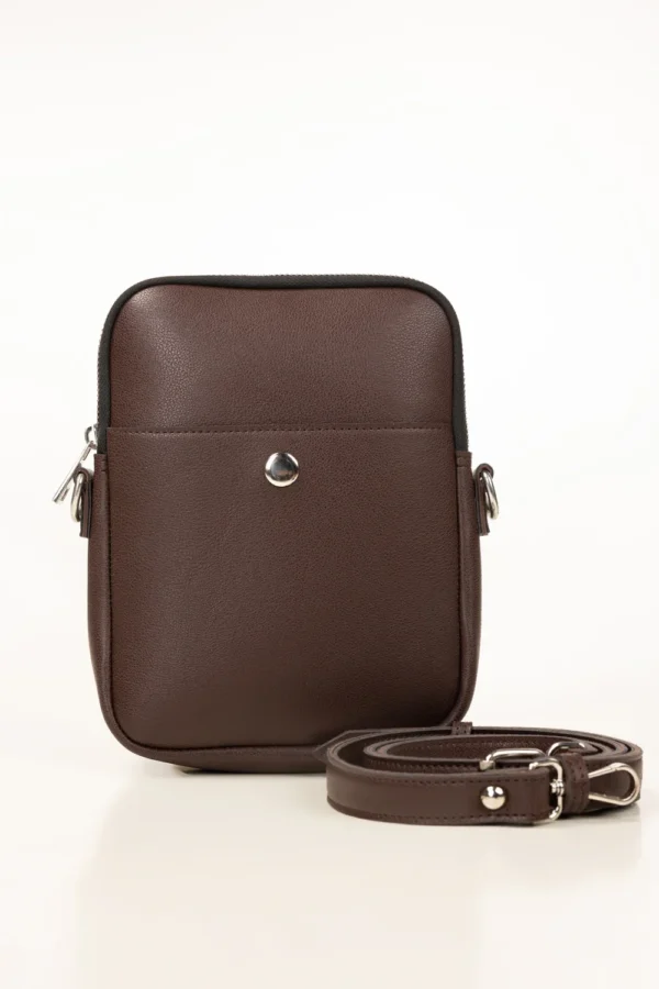 Dark Brown Cross Body Bag